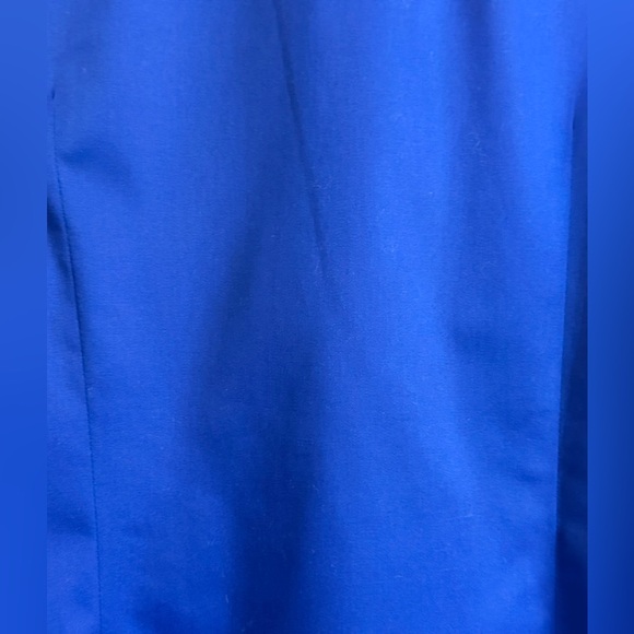 Banana Republic Petite Size 12 Royal Blue Button-Up Shirt - Picture 3 of 7
